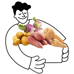 Panier légumes racines bio