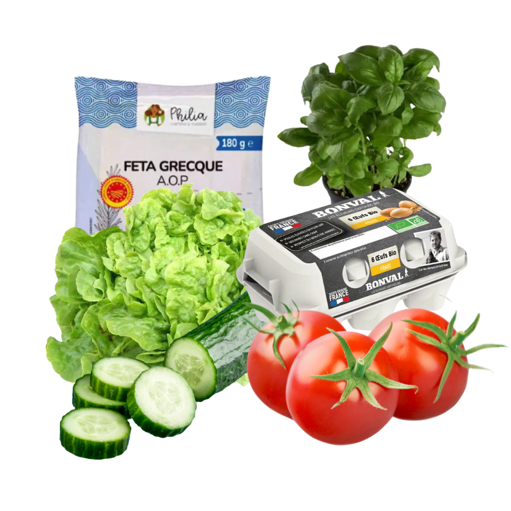 Panier salades composées bio