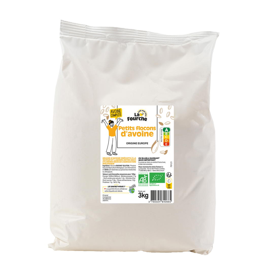 Petits flocons d'avoine bio