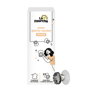 Porte-savons aimantés x 3