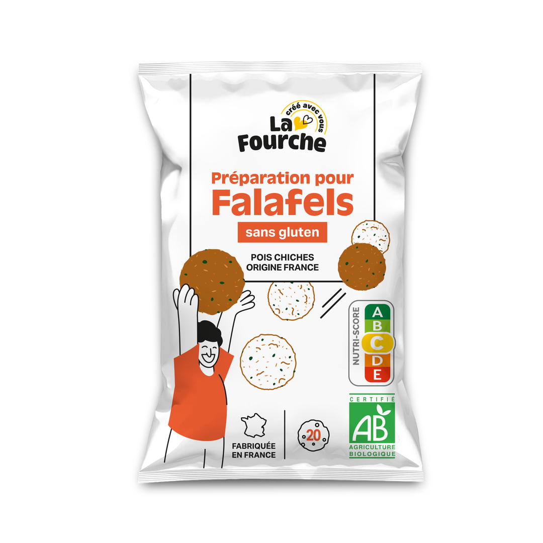 Préparation pour falafels sans gluten bio