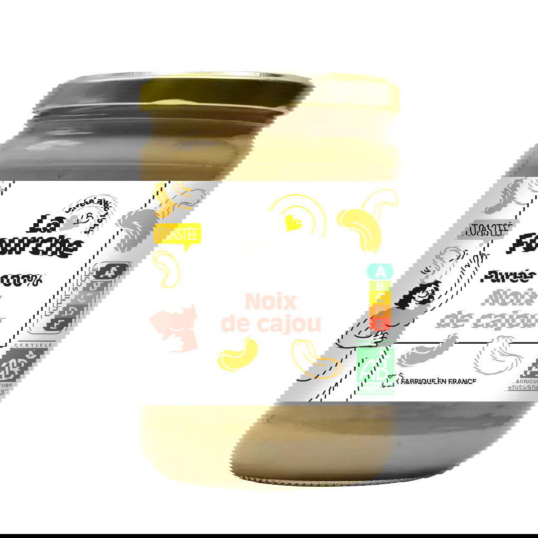 Purée 100% Noix de Cajou Bio