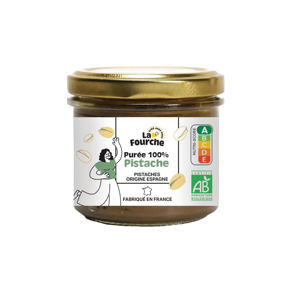 Purée 100% pistache bio
