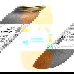 Purée 100% amandes complètes bio