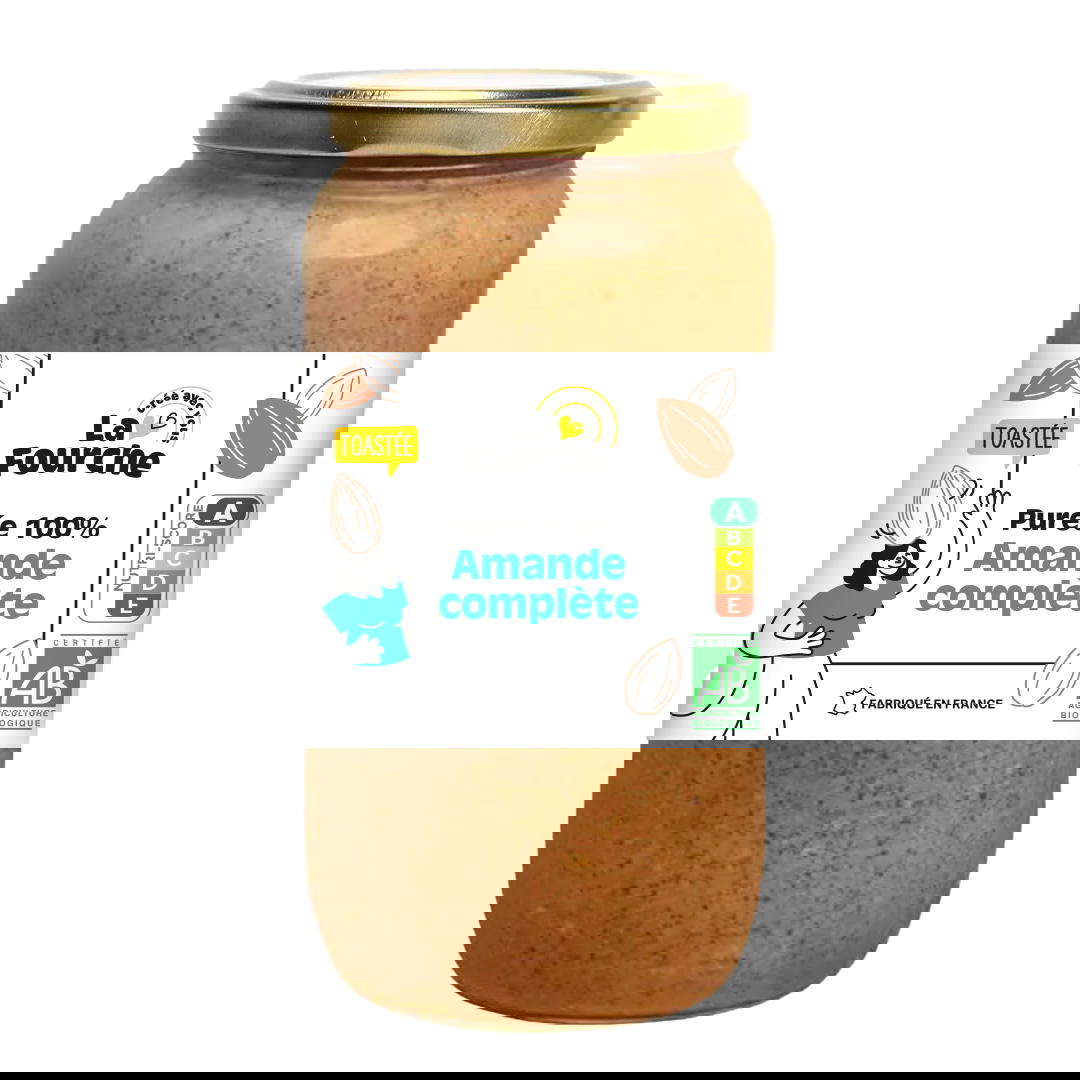 Purée 100% amandes complètes bio