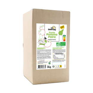 Purée pomme poire bio