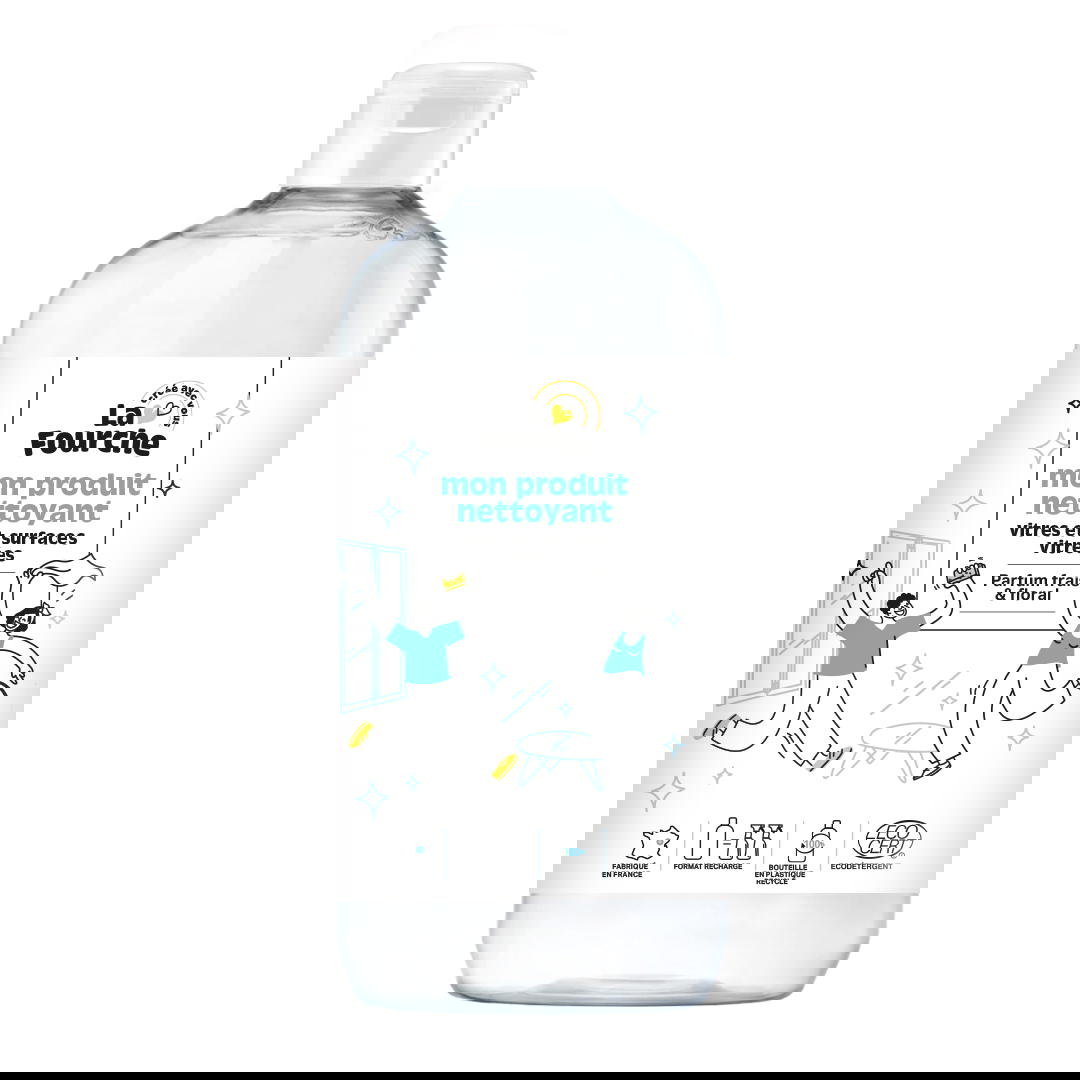 Recharge nettoyant vitre certifiée Ecodétergent