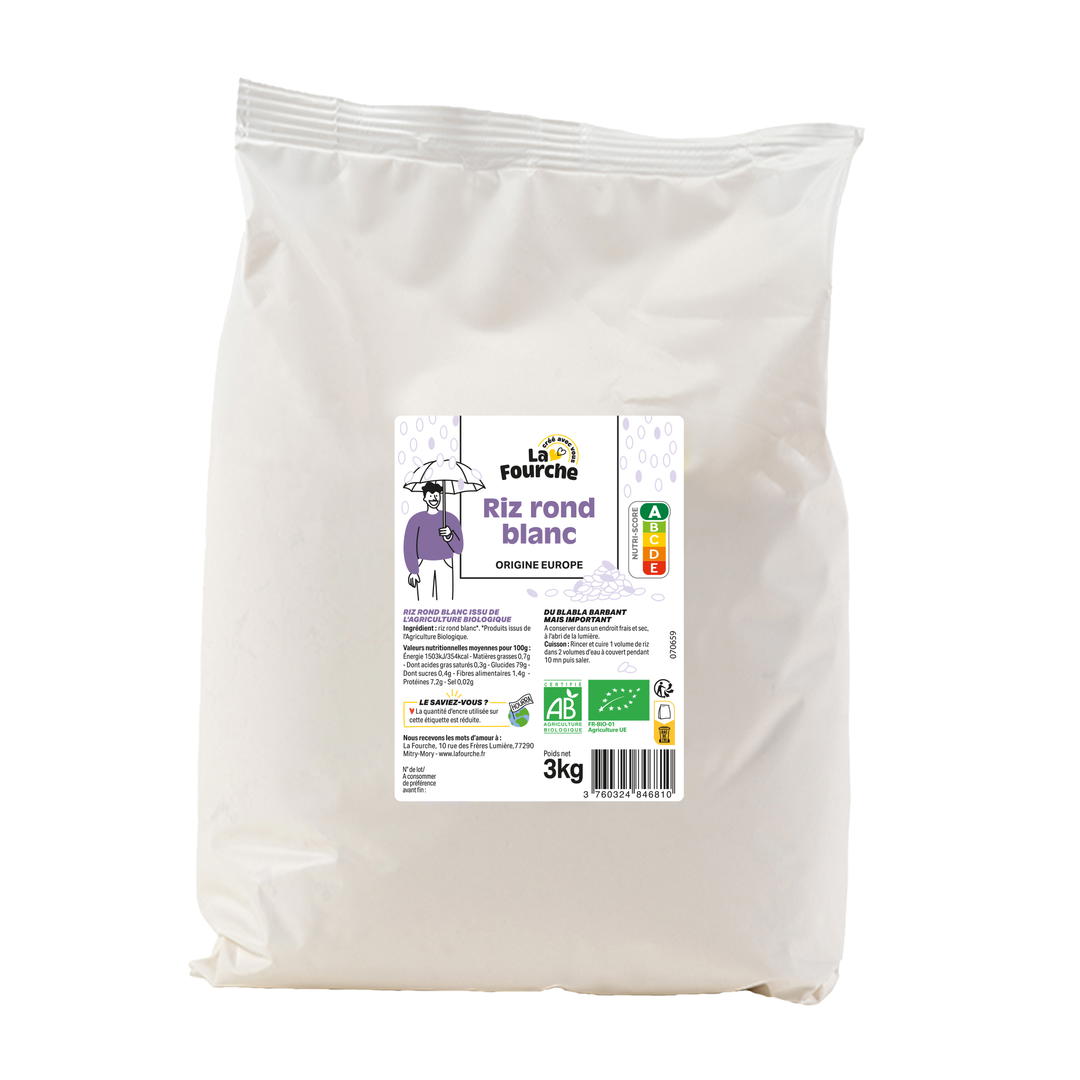 Riz rond blanc bio