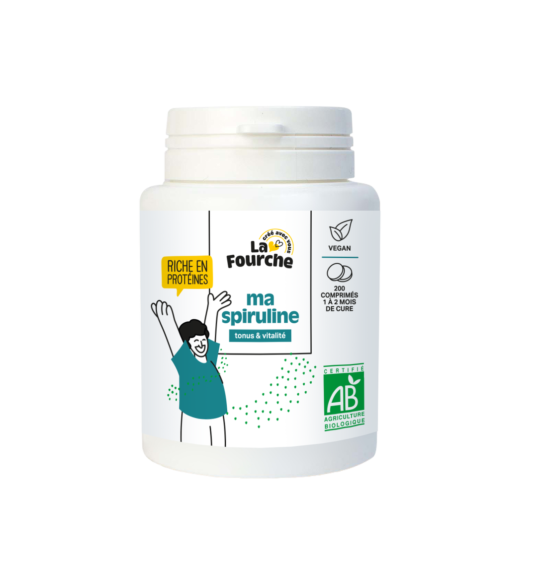 Spiruline Bio - Tonus et Vitalité x 200
