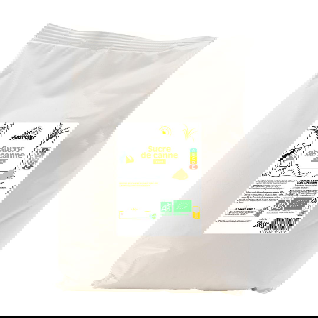Sucre de canne blond bio