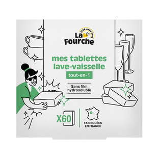 Tablettes Lave Vaisselle Tout en 1 - Nouvelle recette ! x 60