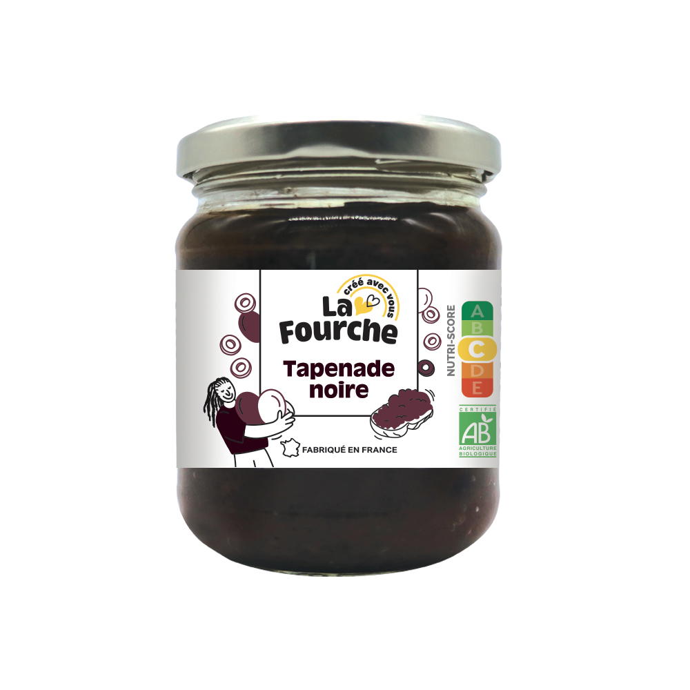 Tapenade d'Olives Noires Bio
