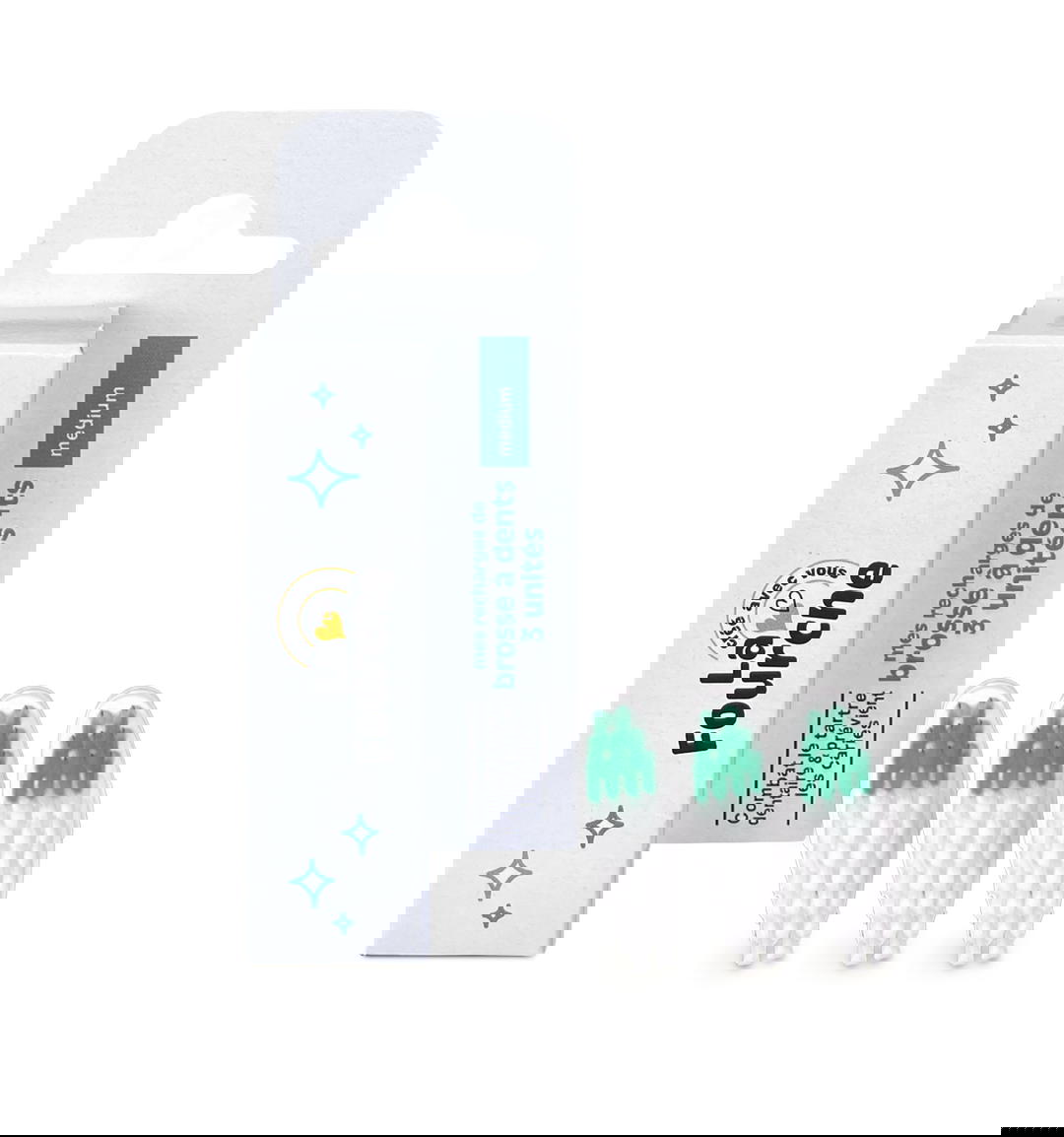 Tête de brosse à dents rechargeable medium x 3