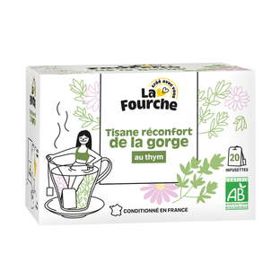 Tisane réconfort de la gorge bio x 20