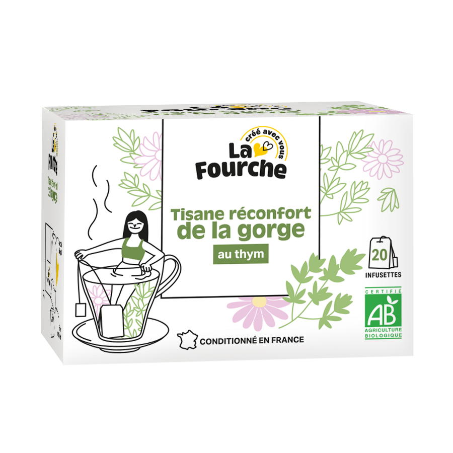 Tisane réconfort de la gorge bio x 20