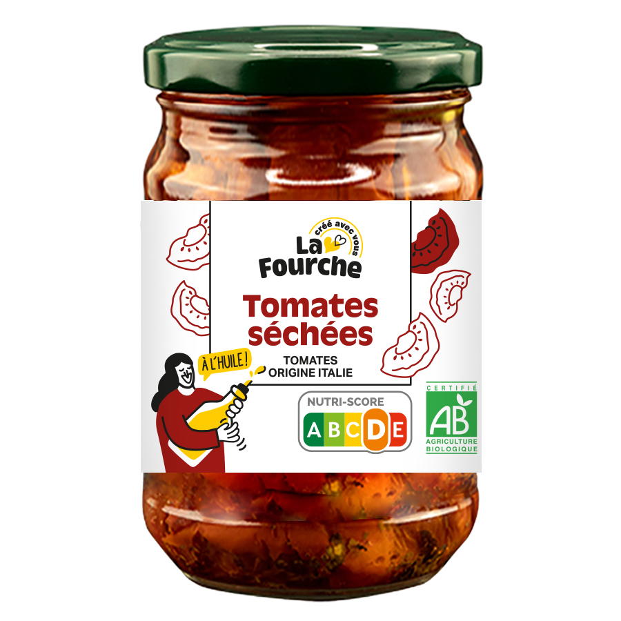 Tomates séchées à l'huile bio - 280g