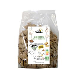 Coeurs Fourrés Choco Noisette Bio