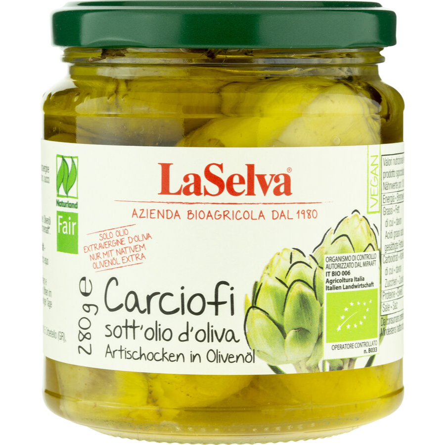 Bio Artischocken in Olivenöl