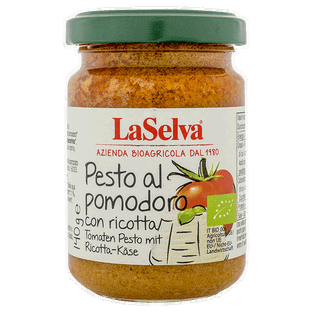 Bio Pesto Rosso mit Ricotta