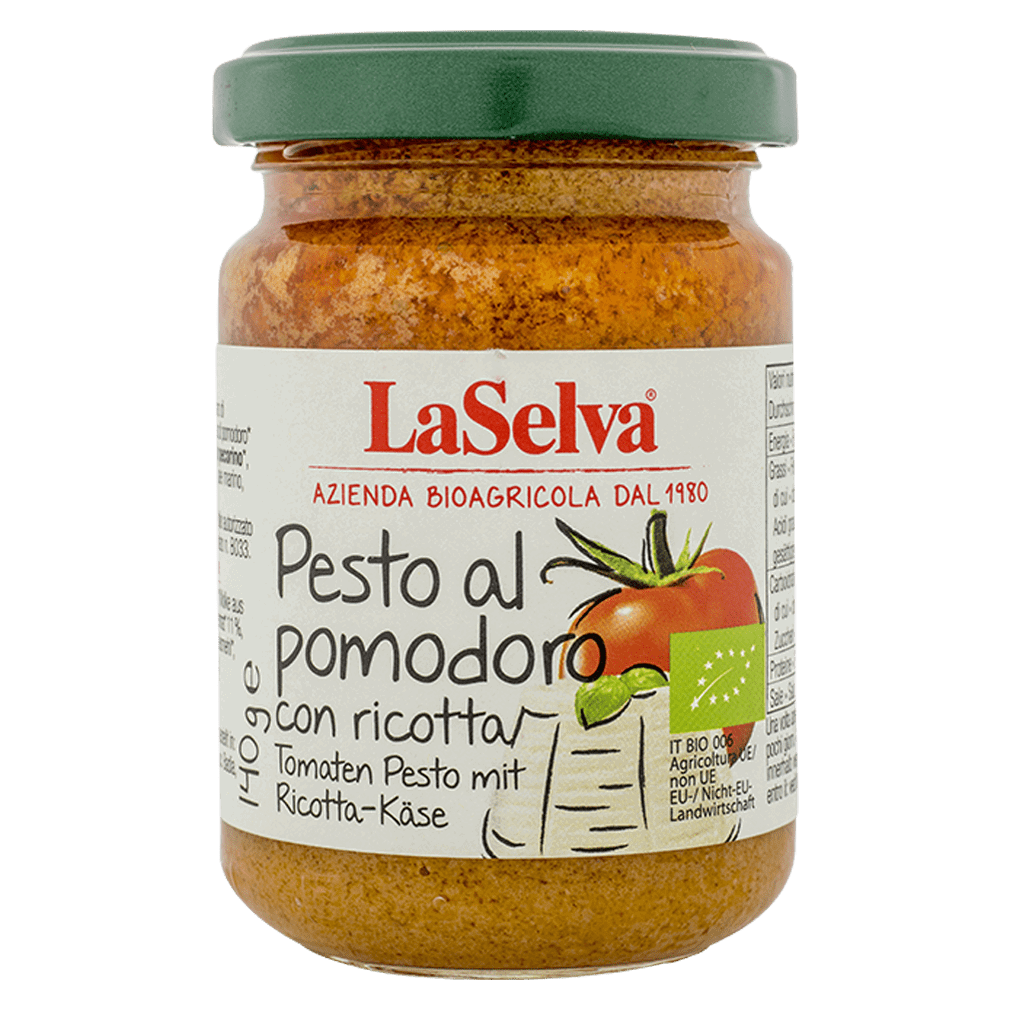 Bio Pesto Rosso mit Ricotta
