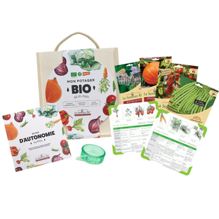 Coffret Mon Potager Bio Clé en main - 16 sachets de graines