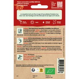 Graines Bio de Coquelicot Des Champs