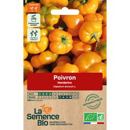 Graines Bio Poivron Mandarine