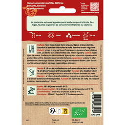 Graines Bio de Coriandre Variété À Petites Graines