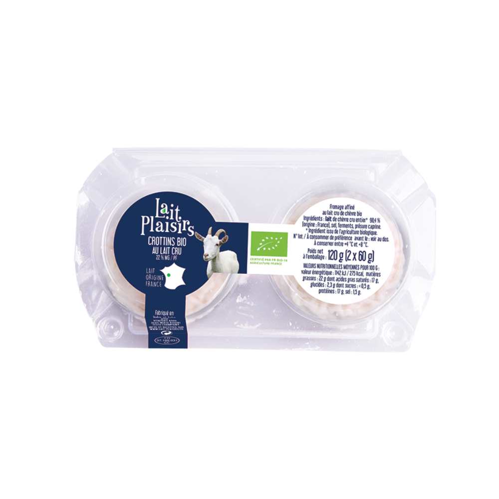 Crottins de chèvre affinés bio