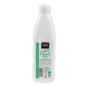 Lait fermenté - lait ribot demi-écrémé bio