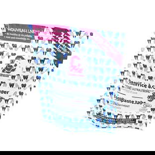 Dentifrice en pastilles à croquer menthe certifié bio x 120