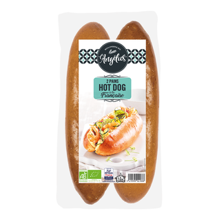 Pain hot dog bio - 2x80g