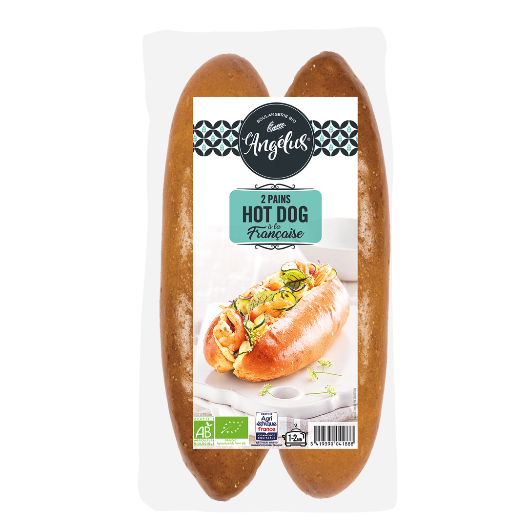 Pain hot dog bio - 2x80g
