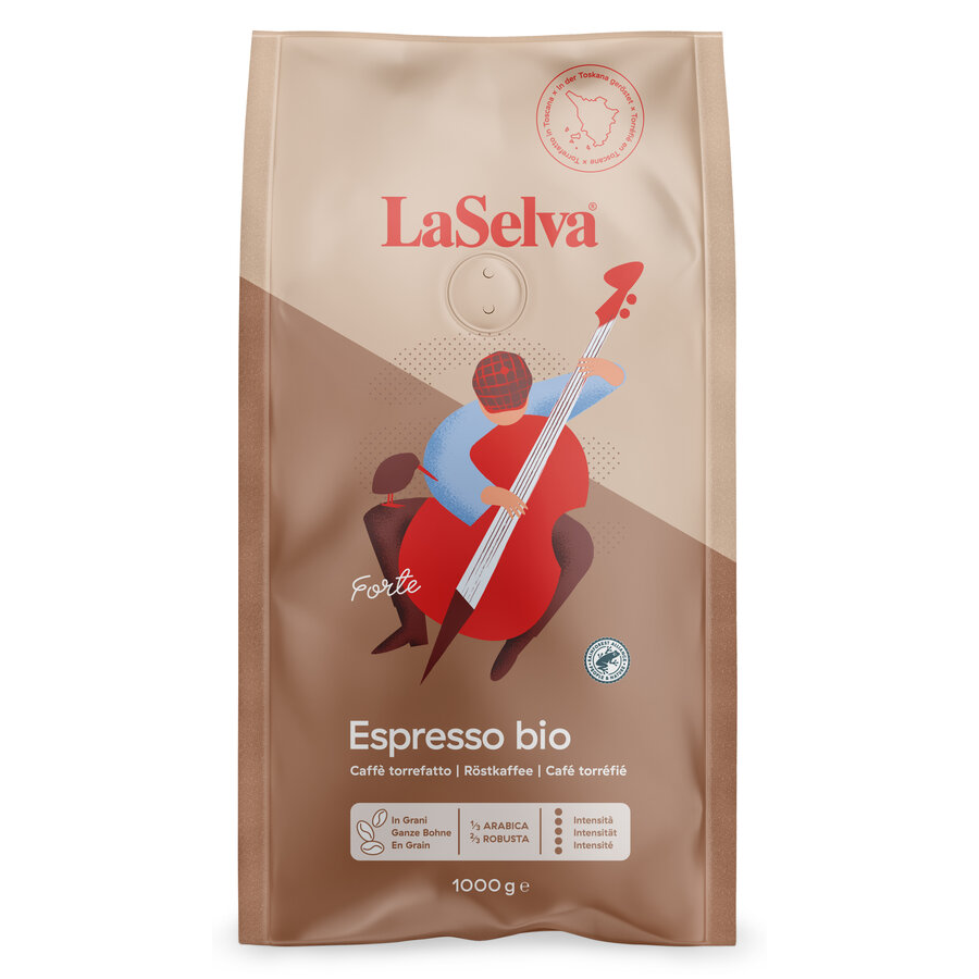 Bio Espresso Forte, ganze Bohne