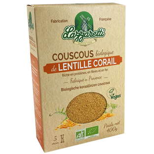 Couscous aux lentilles corail bio