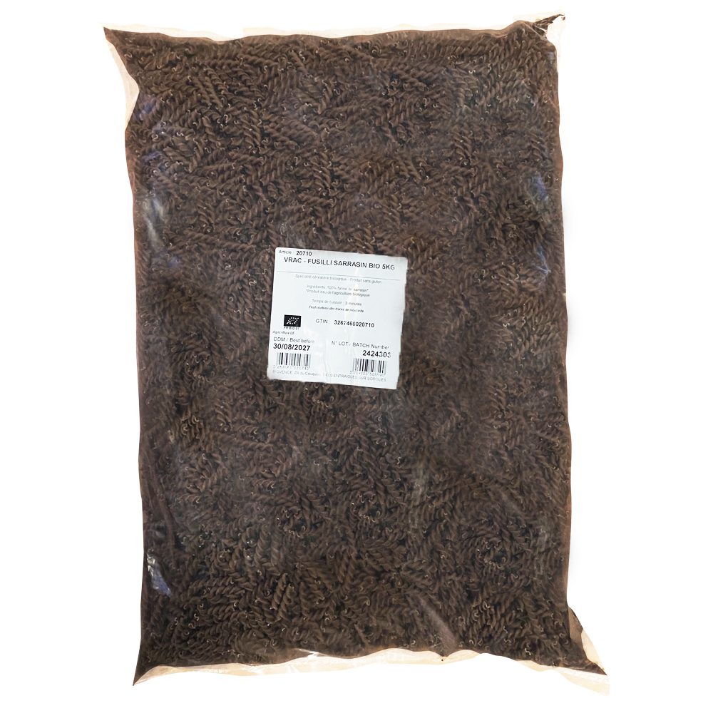 Fusilli au sarrasin bio
