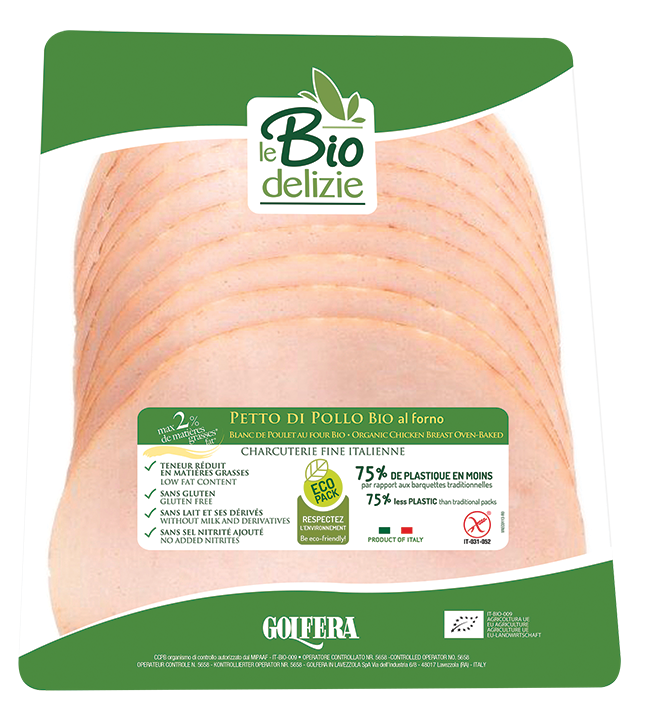 Blancs de poulet tranchés sans nitrites bio