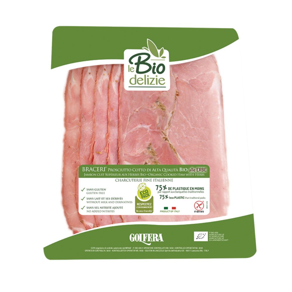 Jambon supérieur braisé aux herbes bio sans nitrites