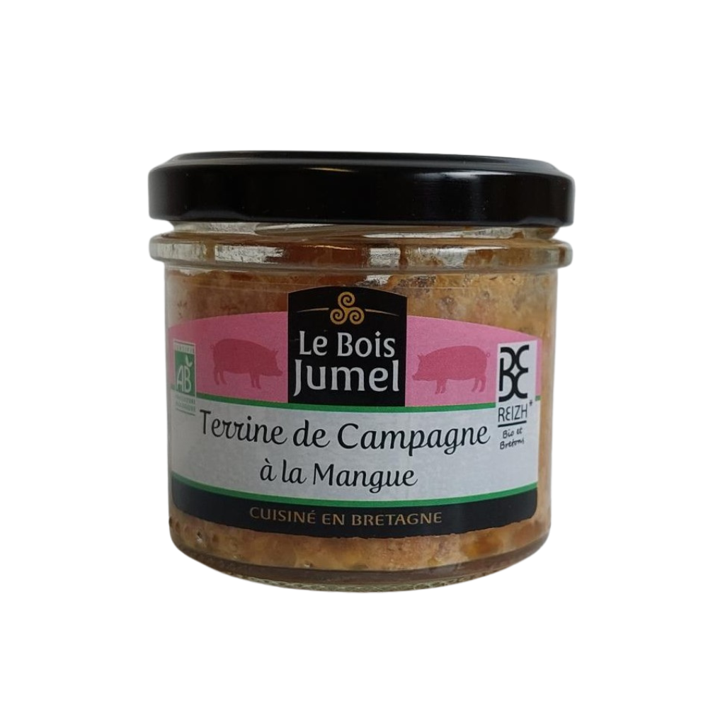 Terrine de campagne à la mangue bio