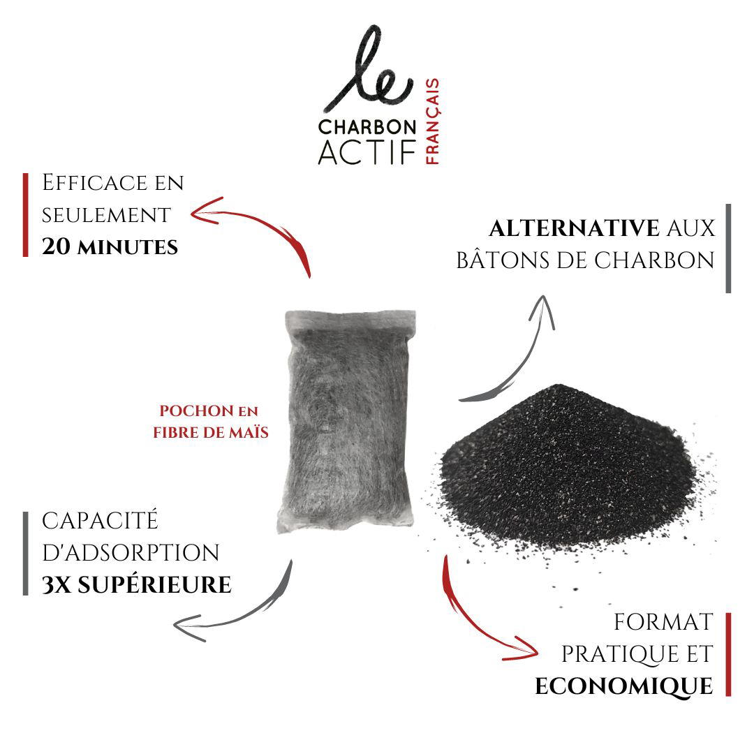 Filtres à Eau au Charbon Végétal pour Carafe x 2