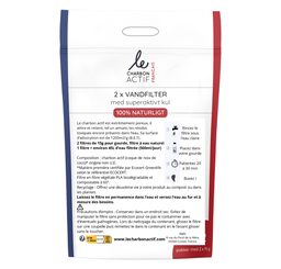 Filtres à Eau au Charbon Végétal pour Gourde x 2