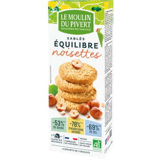 Sablés équi'libre noisette bio