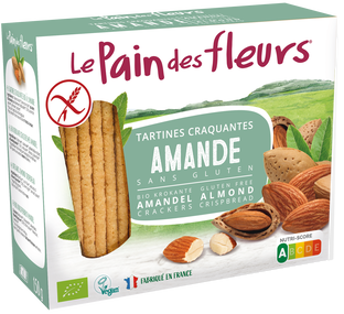 Tartines craquantes amandes bio