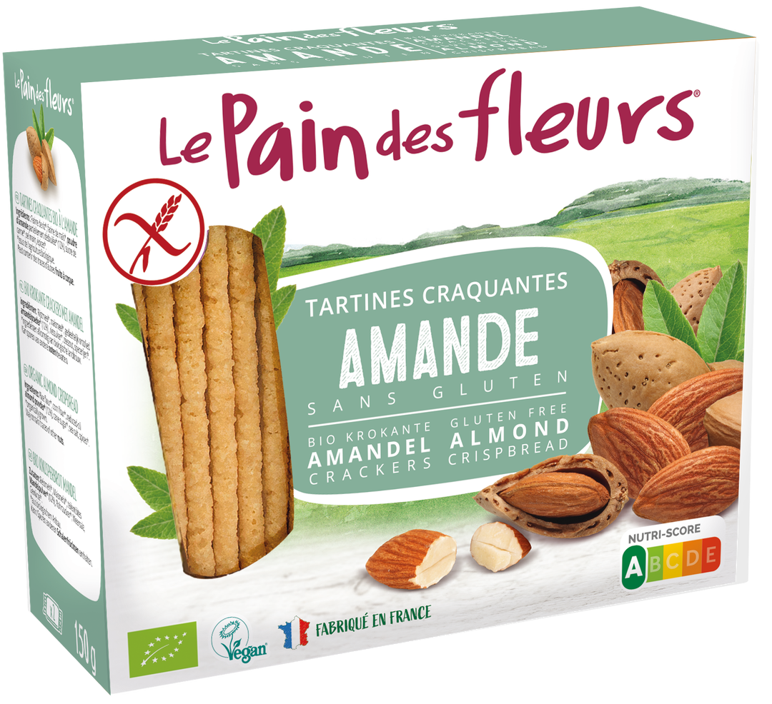 Tartines craquantes amandes bio