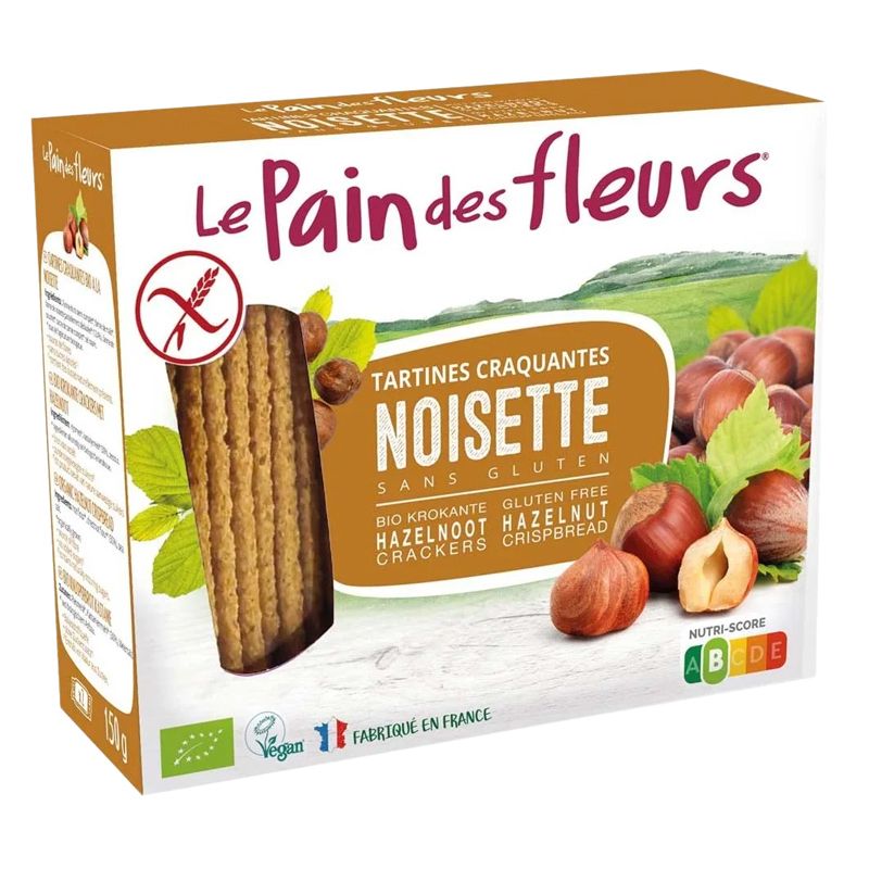 Tartines craquantes noisettes bio