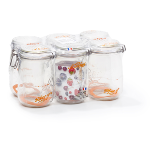 Lot 6 Bocaux Le Parfait Super 1L x 6