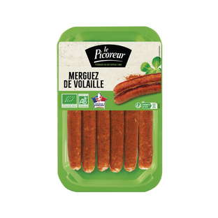 Merguez de volaille bio