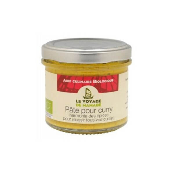 Pâte pour curry jaune bio