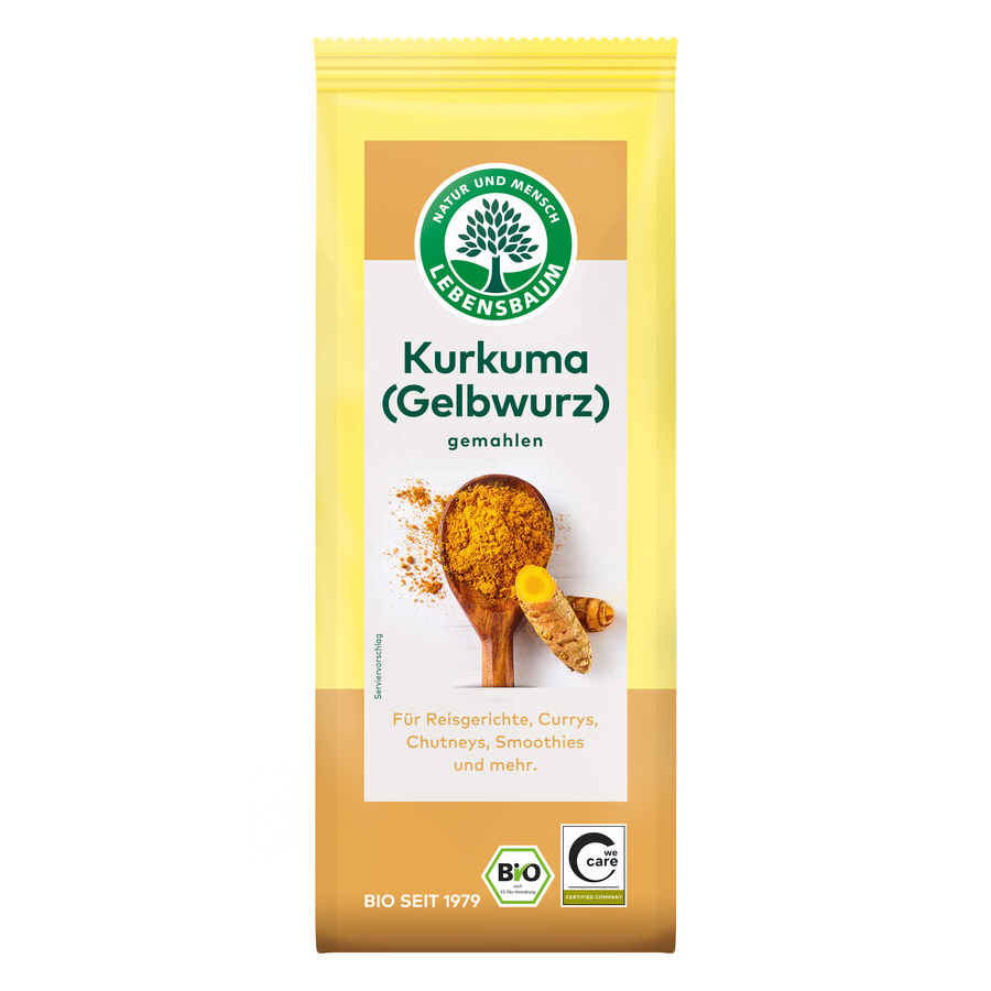 Bio Kurkuma gemahlen