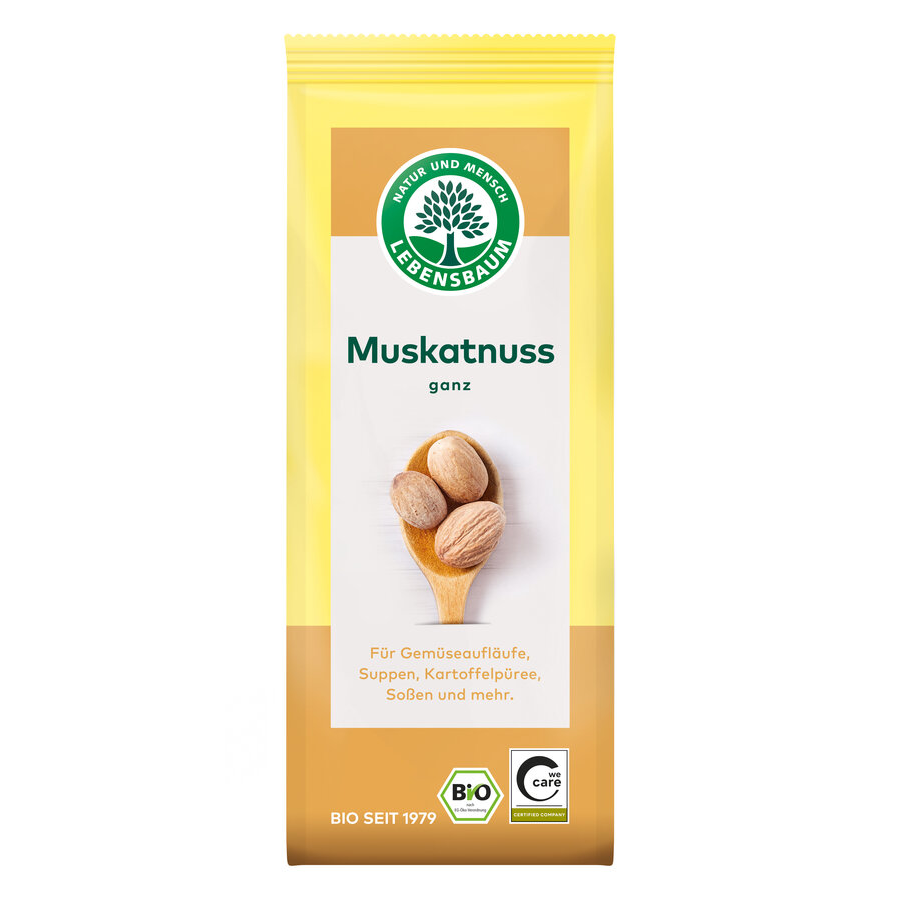 Bio Muskatnuss ganz